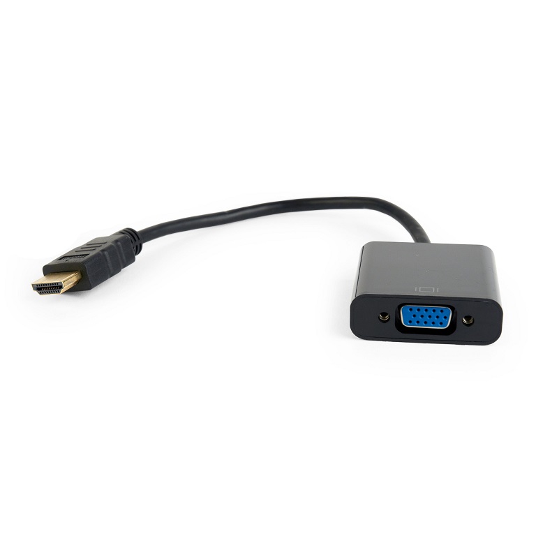 Переходник HDMI-VGA 0.15м Cablexpert A-HDMI-VGA-04
