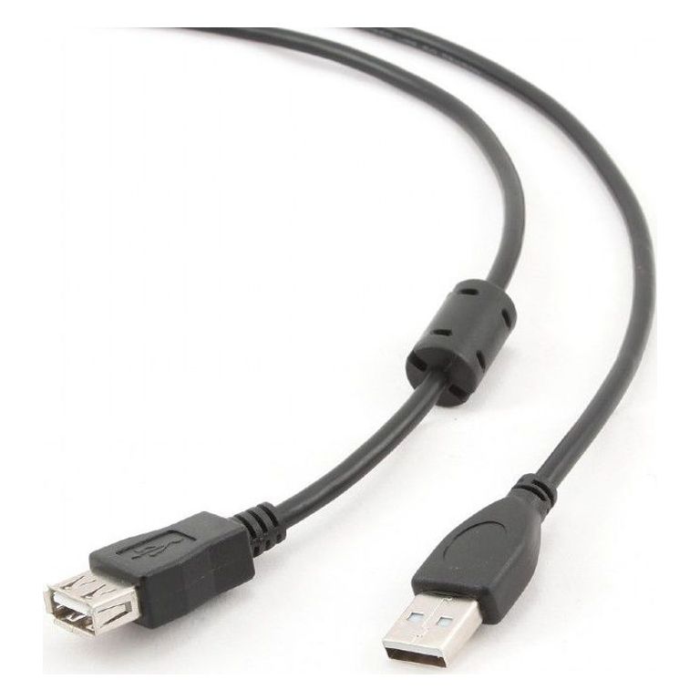 Удлинитель USB AM-AF 3м Gembird CCF-USB2-AMAF-10 черный