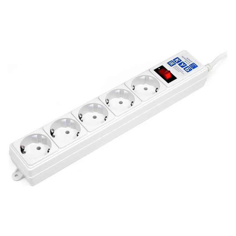 Сетевой фильтр Power Cube B 5м белый