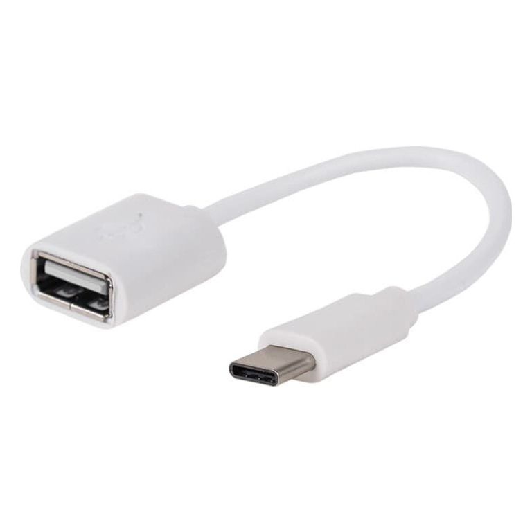 Кабель OTG TypeC 15см Rexant 18-1180 белый