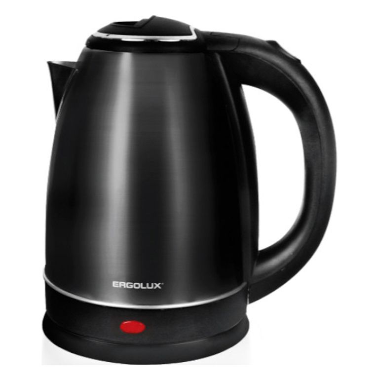 Чайник электрический сталь Ergolux ELX-KS05-C02 черный