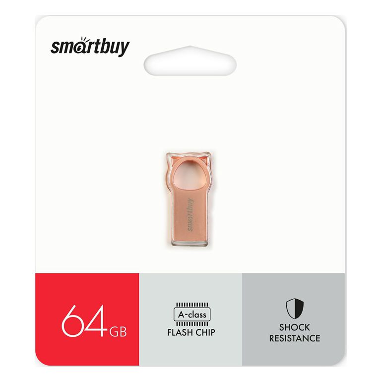 Флэш-диск 64GB SmartBuy MC5 розовый