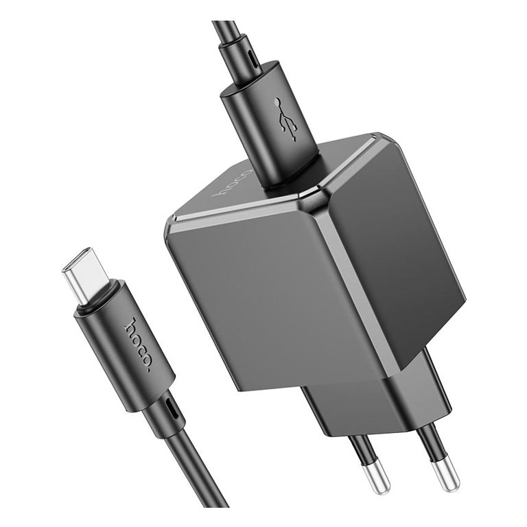 Зарядное устройство 220В USB-TypeC Hoco CS11A чёрный