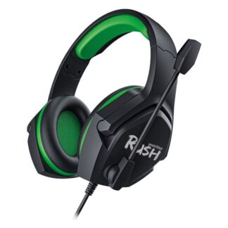 Гарнитура полноразмерная игровая SmartBuy 9760 Rush Aspid черный/зелёный