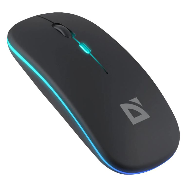 Мышь Defender бесшумная Coda, 4кн, 800/1200/1600 dpi, 2 режима подключения (BT + радиоканал 2.4 ГГц)
