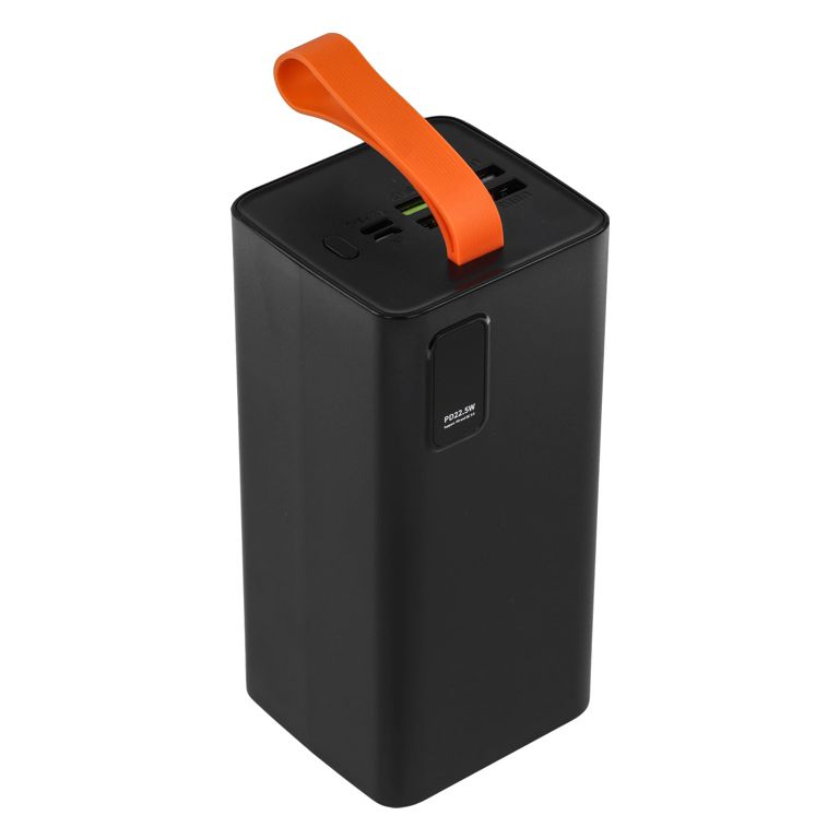 Внешний аккумулятор PERO PB09 50000 mAh, Li-Pol, output USB-C + 4 USB-A, черный