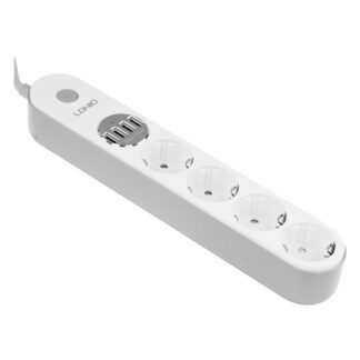 Сетевой фильтр LDNIO SE4432 белый/серый